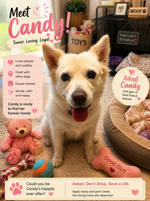 Photo of Candy, adoptable Shepherd in Queen Creek, Arizona