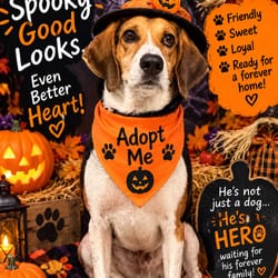 Photo of Rugby, adoptable Hound (Unknown Type) in Frederick, Maryland