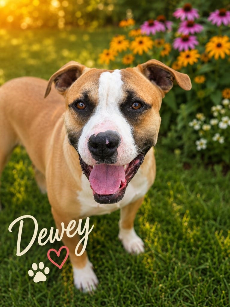 Photo of Dewey, adoptable Pit Bull Terrier in Moberly, Missouri