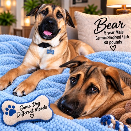 Photo of Bear – 5 Year Male German Shepherd/Lab Mix, adoptable German Shepherd Dog in Mesa, Arizona