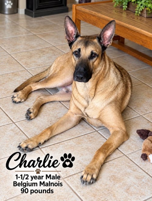 Photo of Foster Needed For Charly, adoptable Belgian Shepherd Malinois in Mesa, Arizona