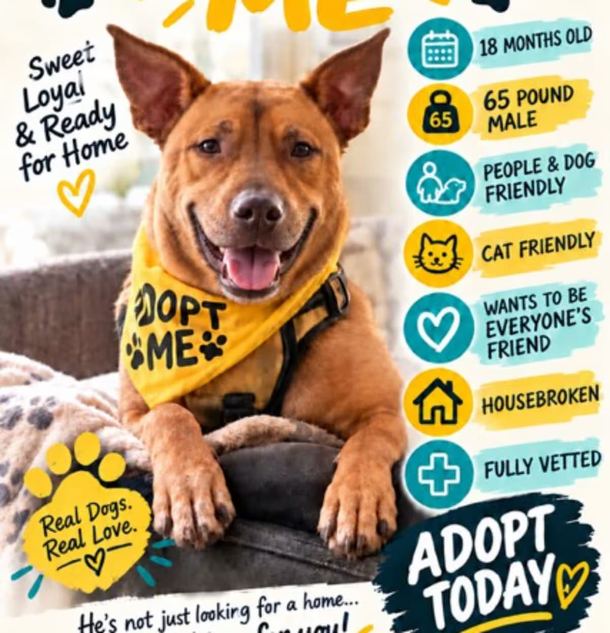Photo of Jim, adoptable Mixed Breed (Large) in Roswell, Georgia