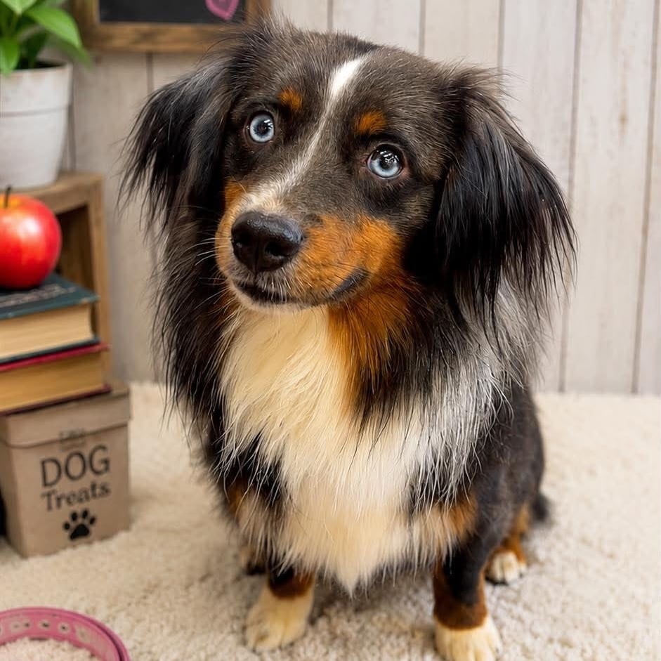 Photo of Flynn, adoptable Shepherd, Australian / Mixed Breed (Medium) in Alma, Wisconsin
