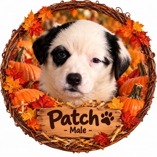 Photo of Pumpkin Patch Pups : Patch, adoptable Australian Shepherd in Aurora, Indiana
