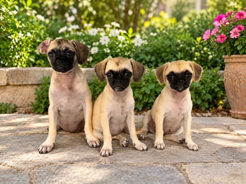 Photo of Waffles, Pancakes and Biscuit, adoptable Pug in Lake Elsinore, California