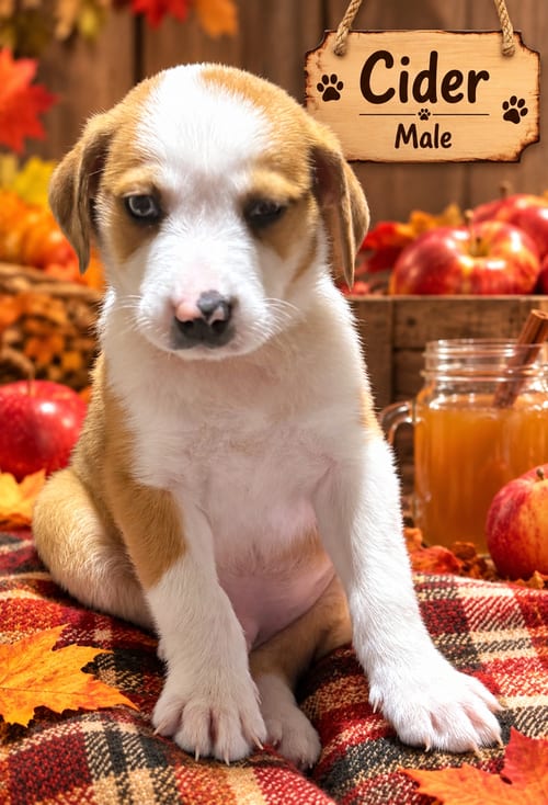 Photo of Pumpkin Patch Pups : Cider, adoptable Australian Shepherd in Aurora, Indiana