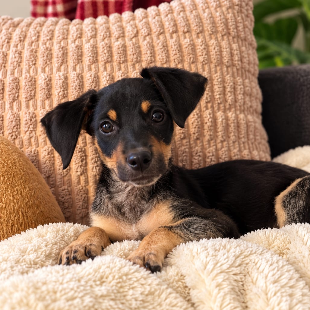Photo of Focaccia (Bread Pup), adoptable Mixed Breed (Small) in St. Louis, Missouri