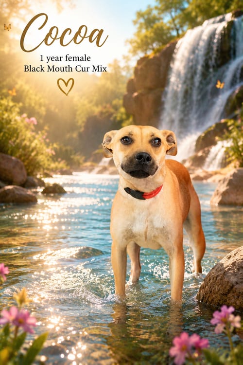 Photo of Cocoa - 1 Year Female Black Mouth Cur Mix, adoptable Black Mouth Cur in Mesa, Arizona