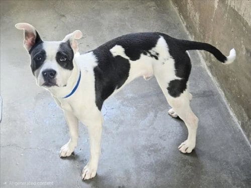 Photo of Monty, adoptable American Staffordshire Terrier in Van Nuys, California