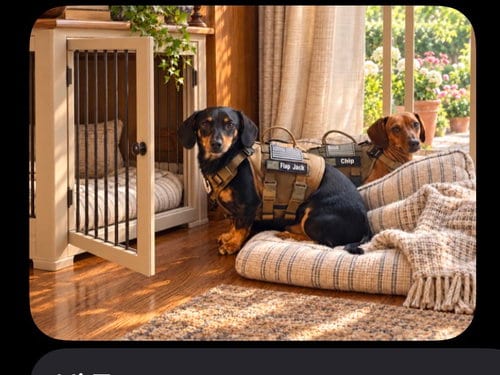 Photo of Flapjack (bonded with Chip) Santa Barbara, adoptable Dachshund in Los Angeles, California