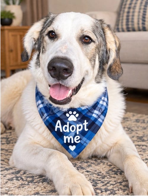 Photo of Oreo, adoptable Great Pyrenees in Euless, Texas